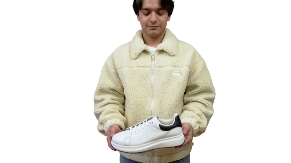 Prepared transparent product demonstration example